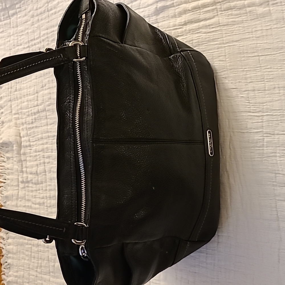 Coach soft leather shoulder bag